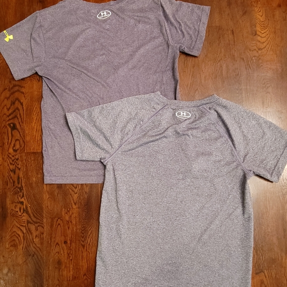2 Under Armour Boys Heatgear T-Shirts - Picture 2 of 3